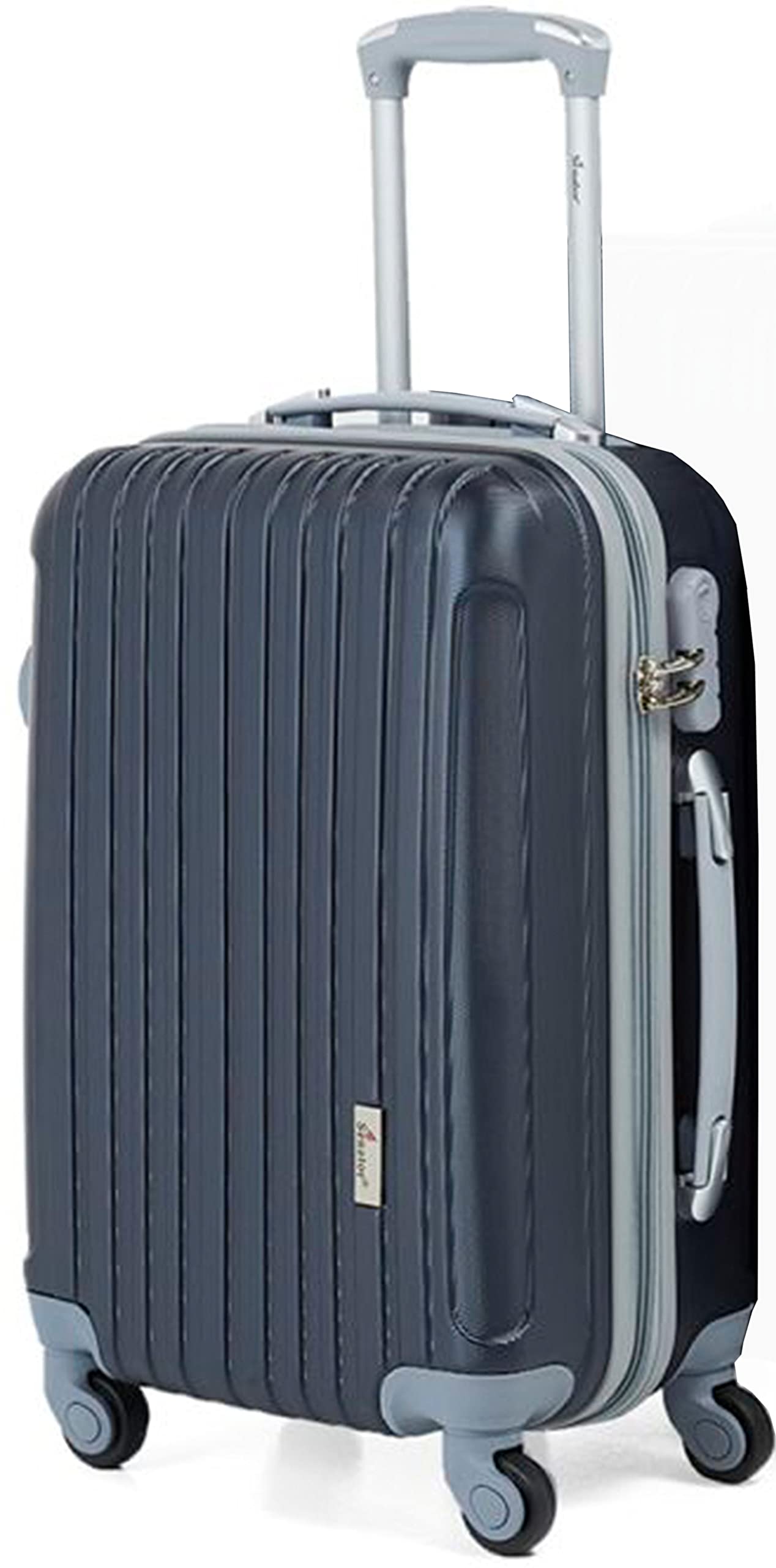 Senator Hard side Suitcase on Wheels Ultra Lightweight ABS Light Spinner Trolley Case with Spinner Wheels 4 - KH132 (20, Navy Blue) شنطة جانبية صلبة من سيناتور بعجلات خفيفة الوزن للغاية من مادة ABS مع عجلات دوارة 4 Senator Hard side Suitcase on Wheels Ultra Lightweight ABS Light Spinner Trolley Case with Spinner Wheels 4 - KH132 (20, Navy Blue) شنطة جانبية صلبة من سيناتور بعجلات خفيفة الوزن للغاية من مادة ABS مع عجلات دوارة 4